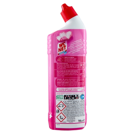 Wc Net - Candeggina profumata gel, flower fresh, 700 ml
